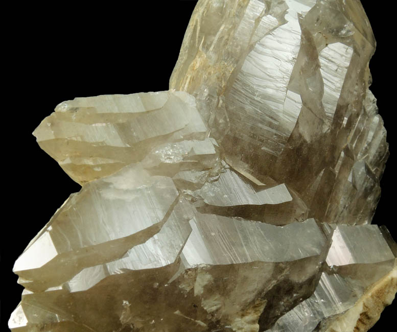 Quartz var. Smoky Quartz from North Moat Mountain, Bartlett, Carroll County, New Hampshire