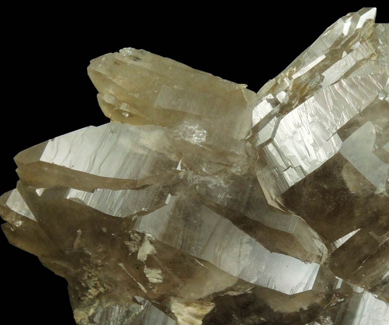 Quartz var. Smoky Quartz from North Moat Mountain, Bartlett, Carroll County, New Hampshire