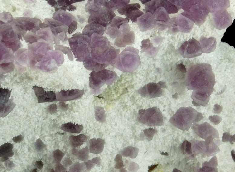 Fluorite on Quartz from Judith Lynn Claim, Pine Canyon, Grant County, New Mexico