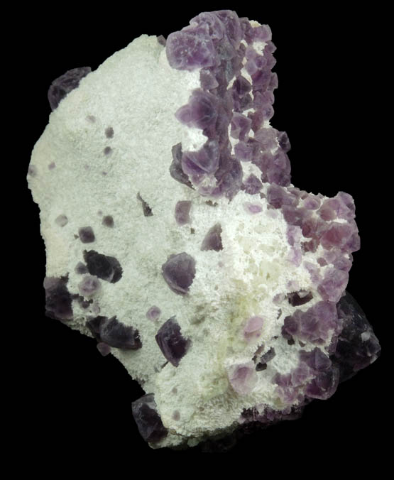 Fluorite on Quartz from Judith Lynn Claim, Pine Canyon, Grant County, New Mexico