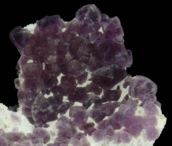 Fluorite on Quartz from Judith Lynn Claim, Pine Canyon, Grant County, New Mexico