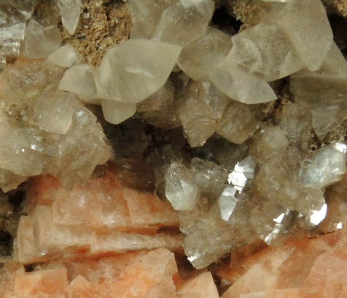 Chabazite and Heulandite from Wasson's Bluff, Parrsboro, Nova Scotia, Canada