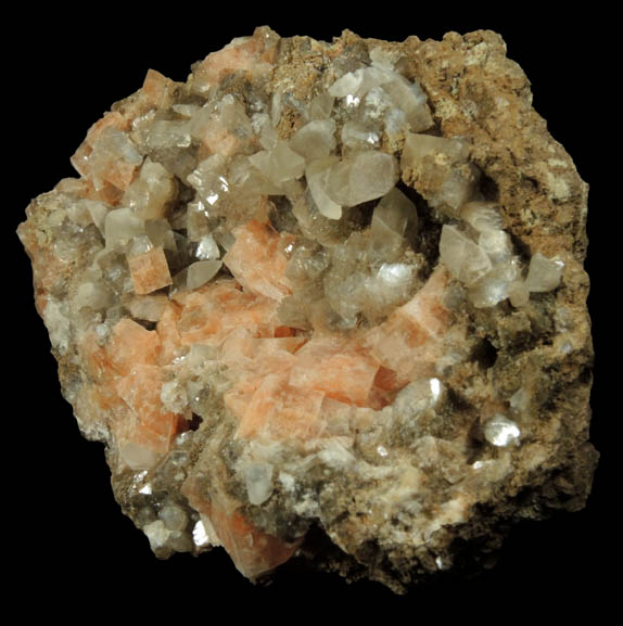 Chabazite and Heulandite from Wasson's Bluff, Parrsboro, Nova Scotia, Canada