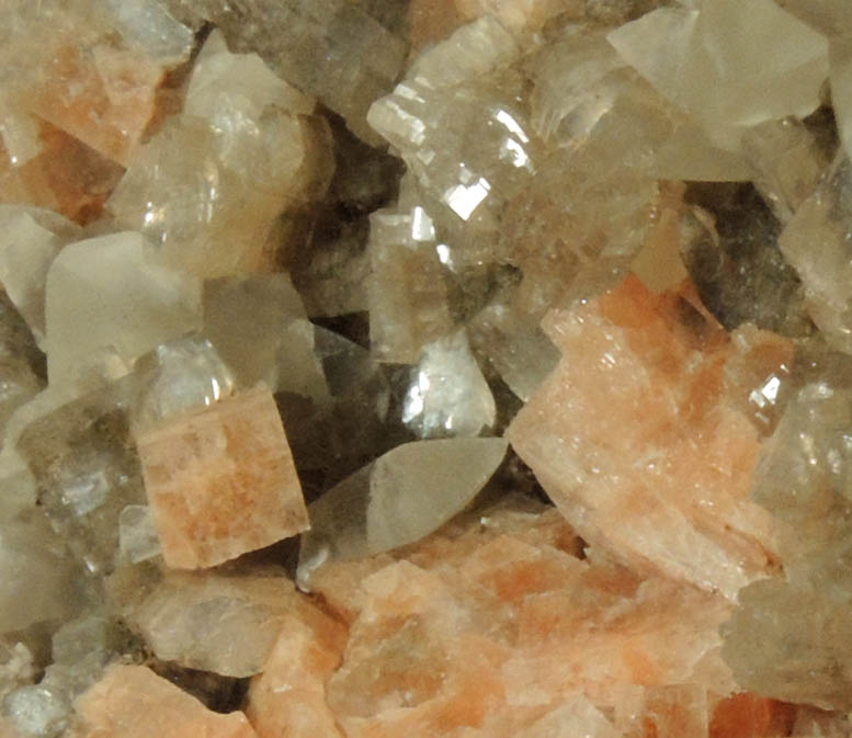 Chabazite and Heulandite from Wasson's Bluff, Parrsboro, Nova Scotia, Canada