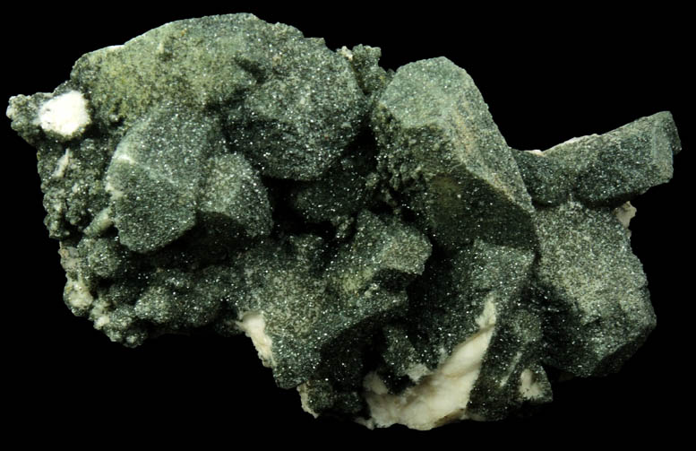 Albite (Pericline Habit) with Chlorite coating from Acushnet Quarry, Bristol County, Massachusetts