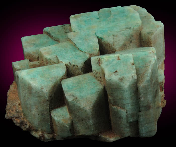 Microcline var. Amazonite from Lake George District, Park County, Colorado