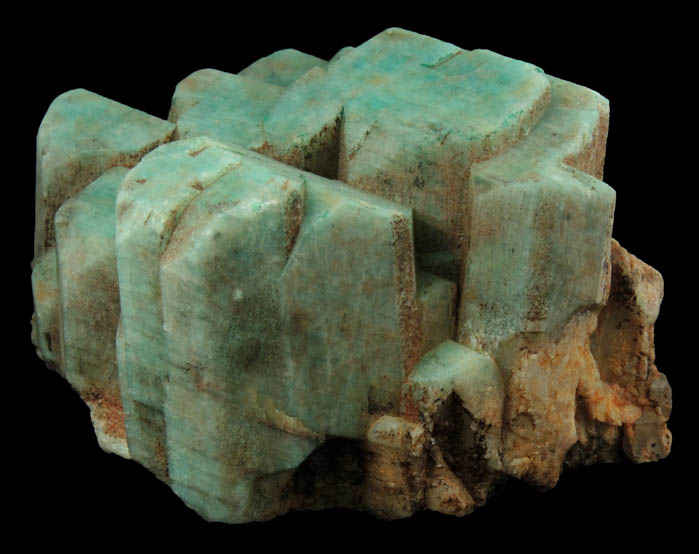 Microcline var. Amazonite from Lake George District, Park County, Colorado