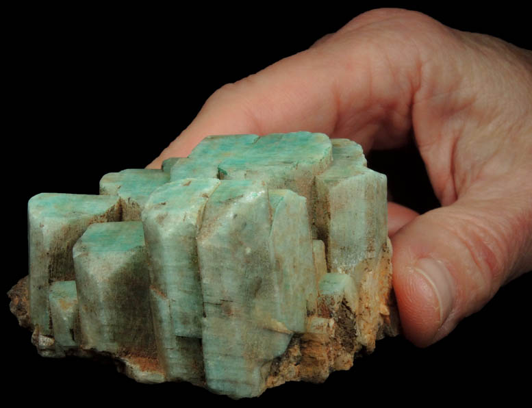 Microcline var. Amazonite from Lake George District, Park County, Colorado