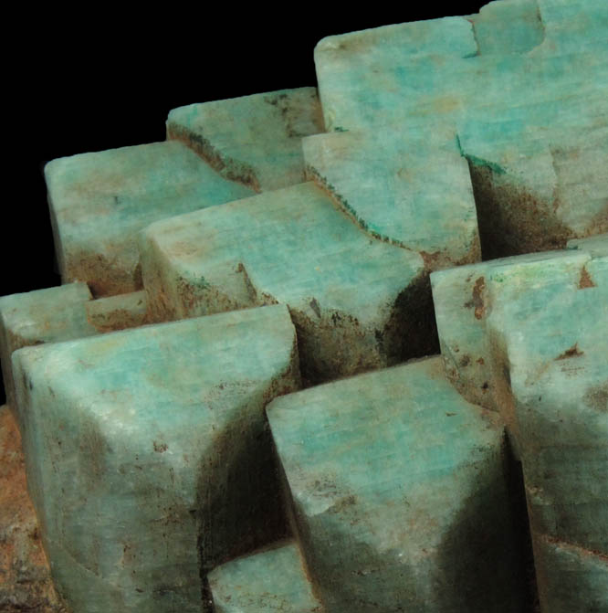 Microcline var. Amazonite from Lake George District, Park County, Colorado