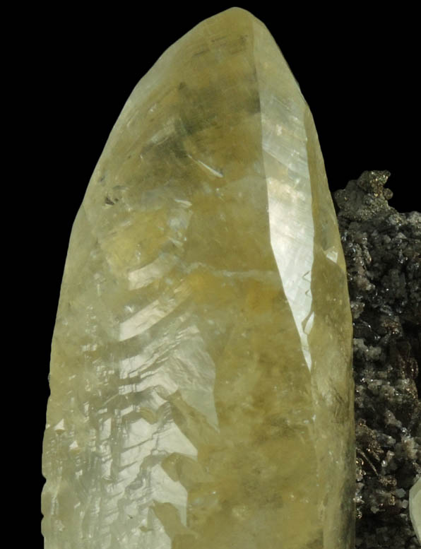 Calcite on Pyrite, Galena, Dolomite from Sweetwater Mine, Viburnum Trend, Reynolds County, Missouri