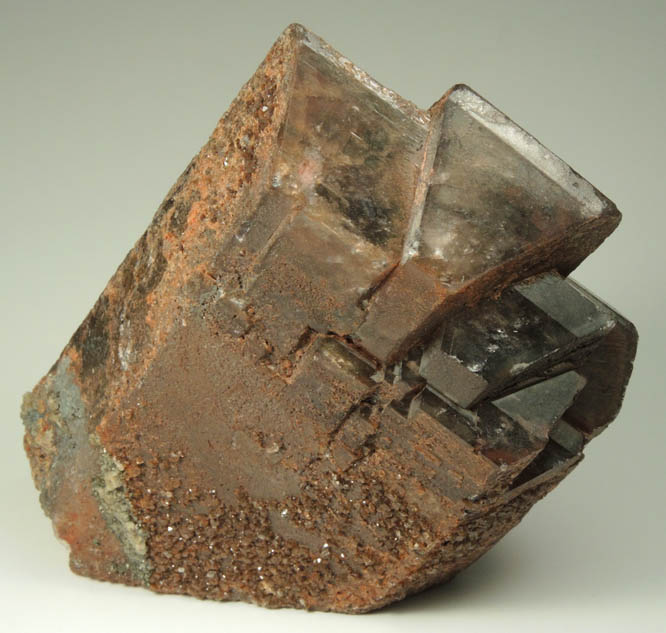 Barite with Calcite from Niobec Mine, St.-Honore, Qubec, Canada