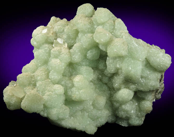 Prehnite pseudomorphs after Glauberite with Calcite from Fanwood Quarry (Weldon Quarry), Watchung, Somerset County, New Jersey