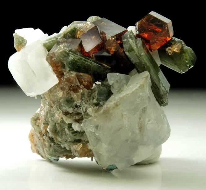 Grossular Garnet and Diopside from Belvidere Mountain Quarries, Lowell (commonly called Eden Mills), Orleans County, Vermont