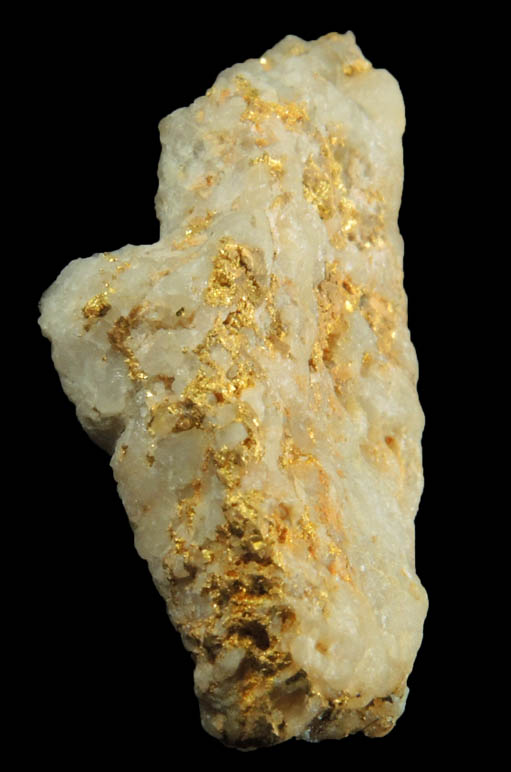 Gold in Quartz from Giant Mine, near Lincoln, Clark County, Montana