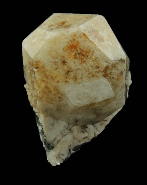 Analcime on Orthoclase from 3M Quarry, Granite Mountain, Pulaski County, Arkansas