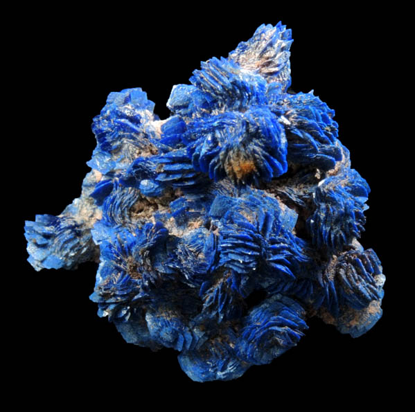 Azurite from Touissit Mine, 21 km SSE of Oujda, Jerada Province, Oriental, Morocco