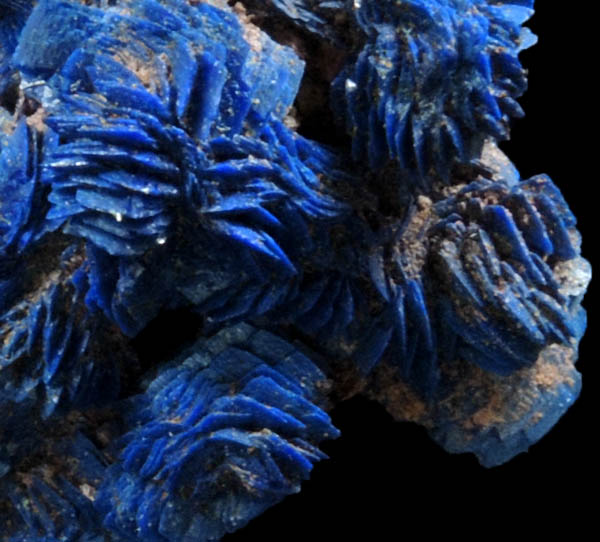 Azurite from Touissit Mine, 21 km SSE of Oujda, Jerada Province, Oriental, Morocco