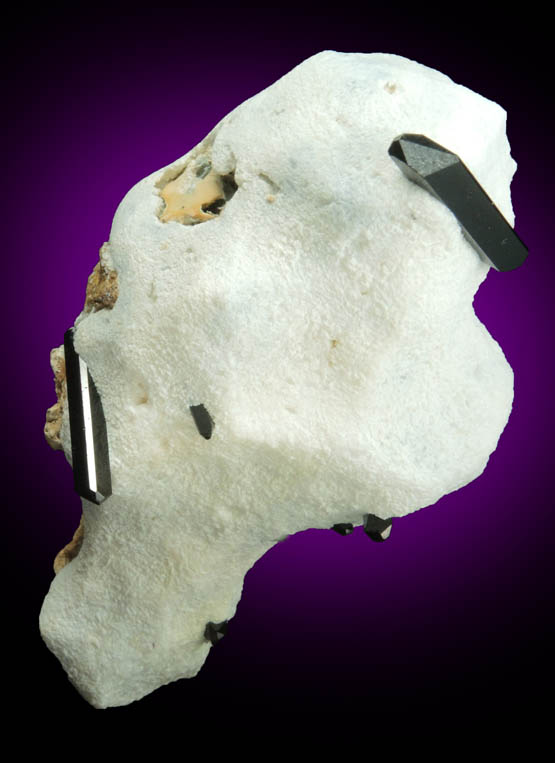 Neptunite in Natrolite from Benitoite Gem Mine, New Idria District, San Benito County, California