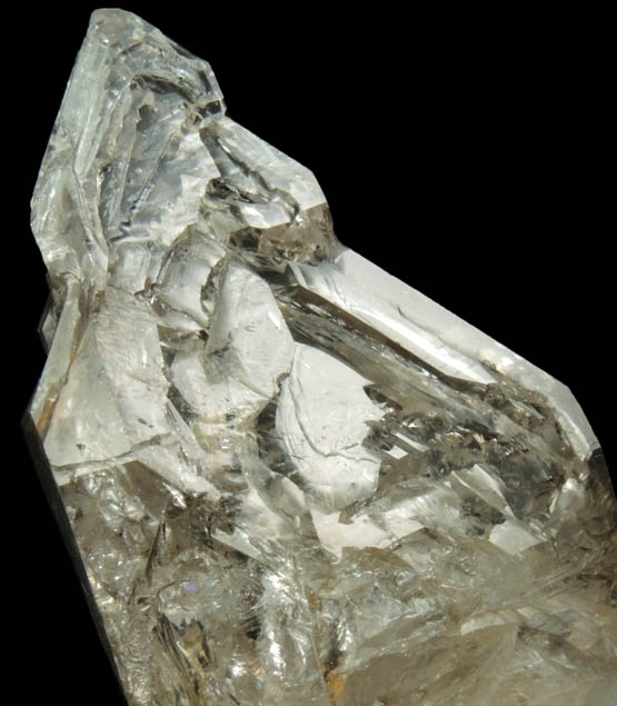 Quartz (skeletal crystals with bubble enhydro) from Black Bear Pass, southeast of Telluride, San Miguel-San Juan Counties, Colorado