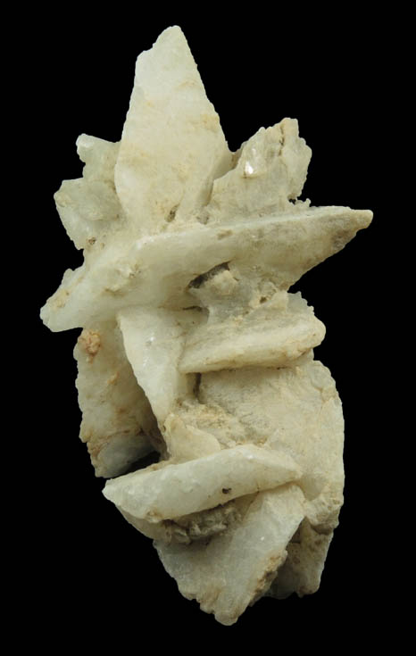 Calcite pseudomorphs after Glauberite from Camp Verde Mine, Yavapai County, Arizona