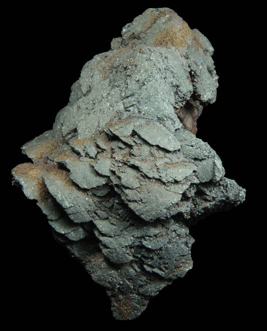 Hematite pseudomorphs after Siderite from Lake George District, Park County, Colorado