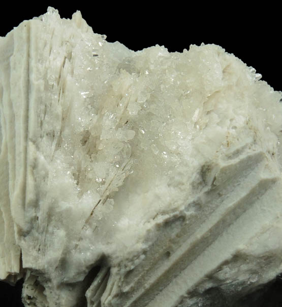 Quartz pseudomorphs after Anhydrite from Upper New Street Quarry, Paterson, Passaic County, New Jersey