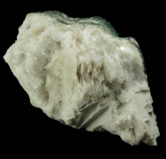 Quartz pseudomorphs after Anhydrite from Upper New Street Quarry, Paterson, Passaic County, New Jersey