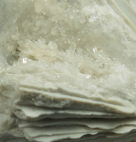 Quartz pseudomorphs after Anhydrite from Upper New Street Quarry, Paterson, Passaic County, New Jersey