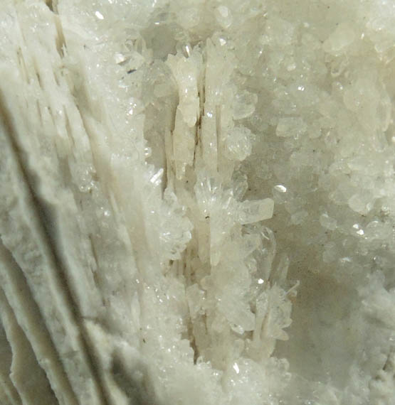 Quartz pseudomorphs after Anhydrite from Upper New Street Quarry, Paterson, Passaic County, New Jersey