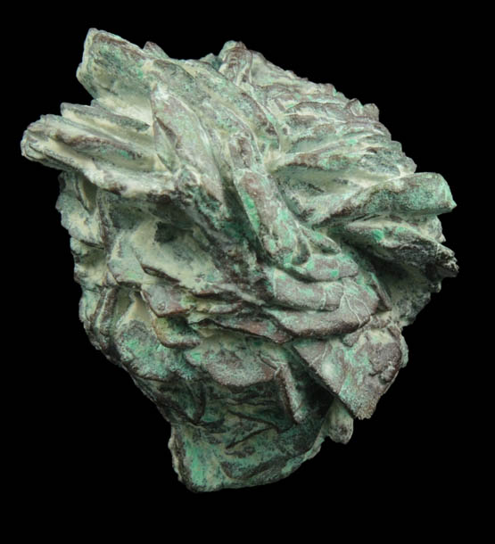 Copper pseudomorphs after Azurite from Copper Rose Mine, Georgetown District, Grant County, New Mexico
