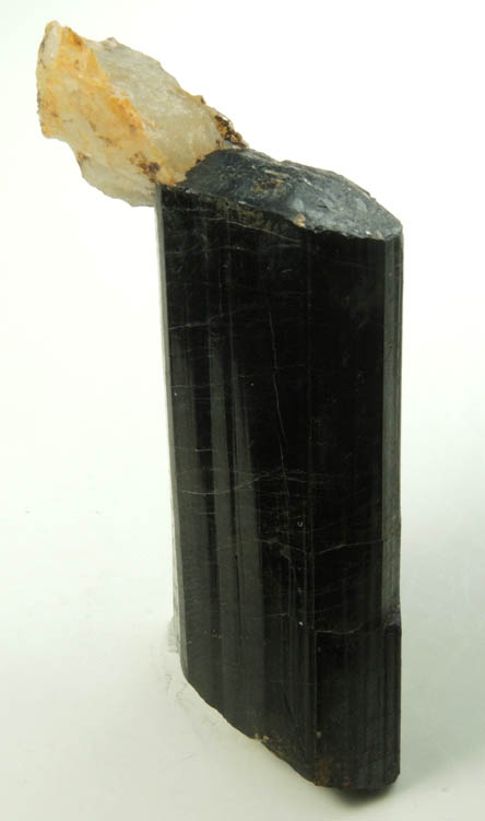 Schorl Tourmaline with minor Quartz from Bald Mountain road cut, 9200' elevation, north of Idaho Springs, Clear Creek County, Colorado