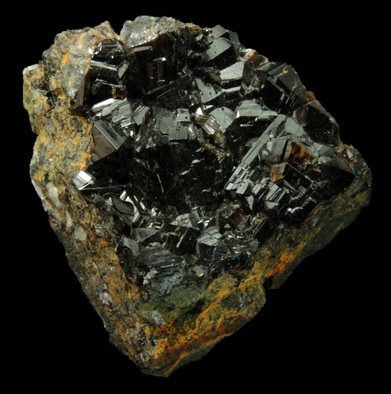 Cassiterite from Wheal Pendarves, 1.5 km south of Camborne, Cornwall, England