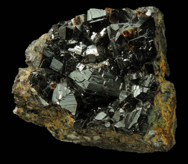 Cassiterite from Wheal Pendarves, 1.5 km south of Camborne, Cornwall, England