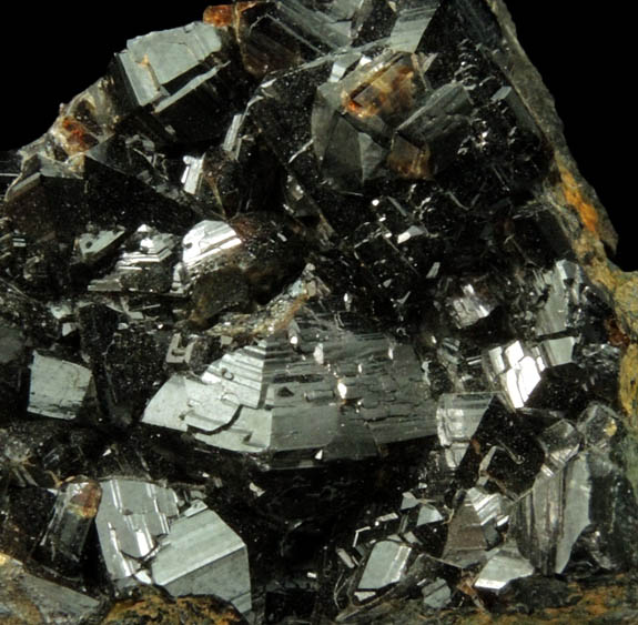 Cassiterite from Wheal Pendarves, 1.5 km south of Camborne, Cornwall, England