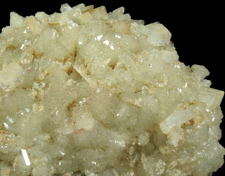 Apophyllite on Datolite from Millington Quarry, Bernards Township, Somerset County, New Jersey