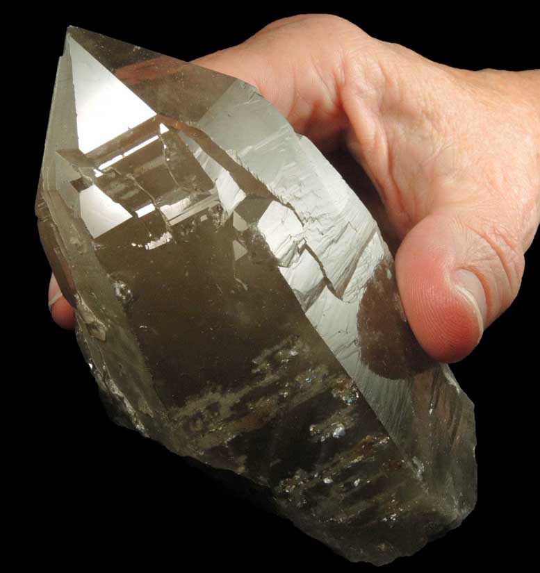 Quartz var. Smoky Quartz from North Moat Mountain, Bartlett, Carroll County, New Hampshire