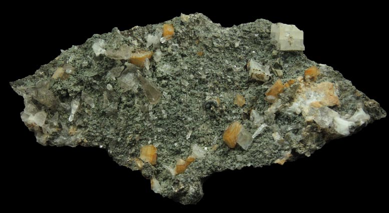 Quartz var. Tessin habit scepter with Magnesite from Becker Quarry, West Willington, Tolland County, Connecticut