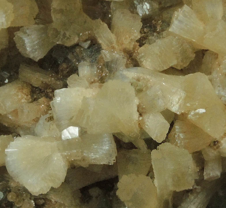 Stilbite with Chlorite-included Apophyllite from Millington Quarry, Bernards Township, Somerset County, New Jersey