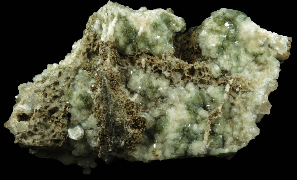 Stilbite with Chlorite-included Apophyllite from Millington Quarry, Bernards Township, Somerset County, New Jersey