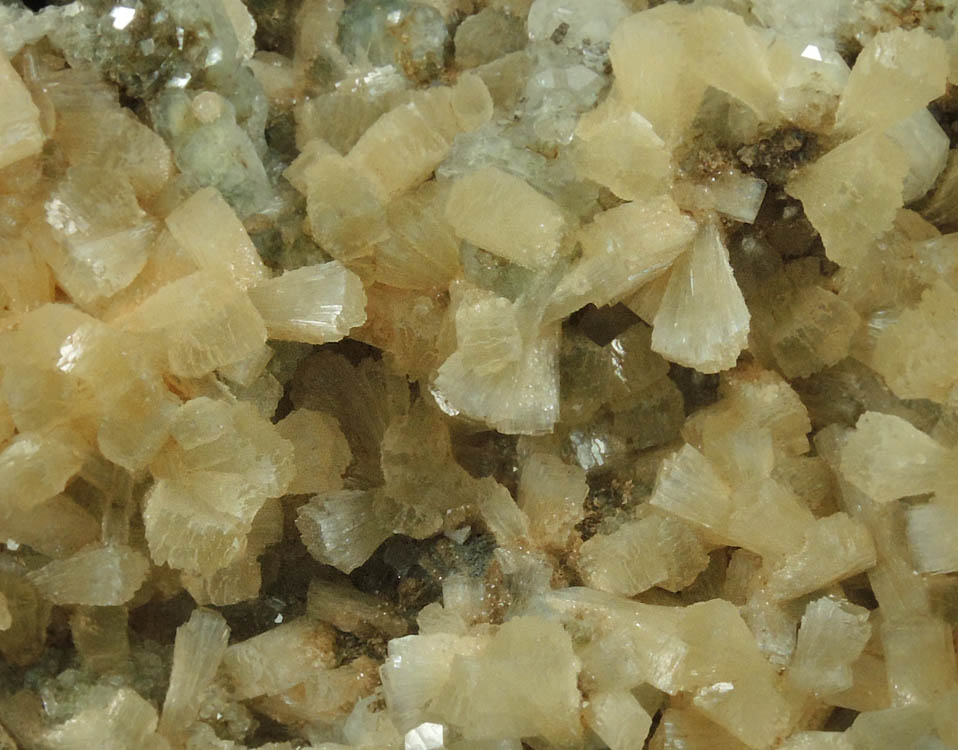 Stilbite with Chlorite-included Apophyllite from Millington Quarry, Bernards Township, Somerset County, New Jersey