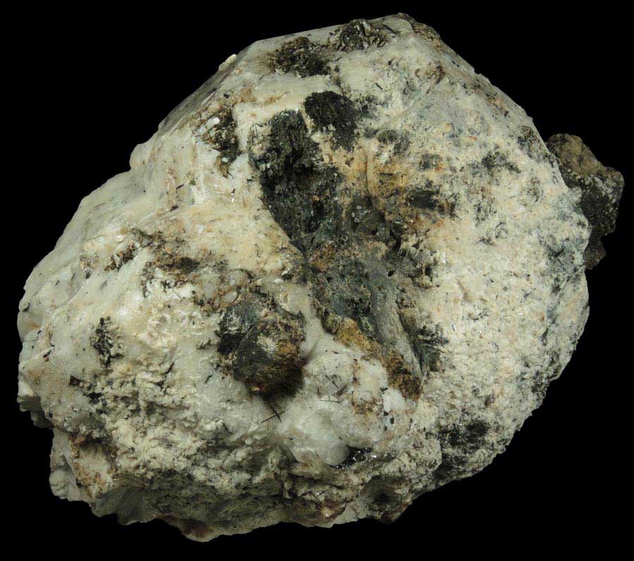 Analcime with Aegirine from Poudrette Quarry, Mont Saint-Hilaire, Qubec, Canada