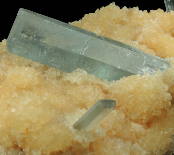 Barite in Calcite from Sterling Mine, Stoneham, Weld County, Colorado