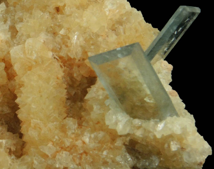 Barite in Calcite from Sterling Mine, Stoneham, Weld County, Colorado