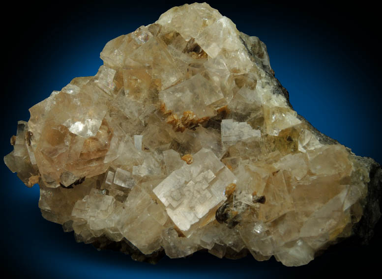 Fluorite, Siderite, Ankerite from Boltsburn Mine, Rookhope, County Durham, England