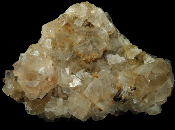 Fluorite, Siderite, Ankerite from Boltsburn Mine, Rookhope, County Durham, England