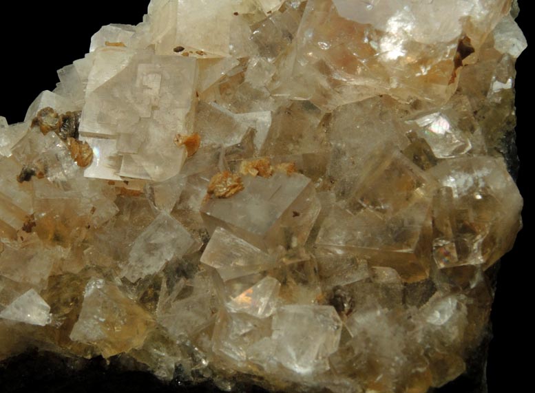 Fluorite, Siderite, Ankerite from Boltsburn Mine, Rookhope, County Durham, England