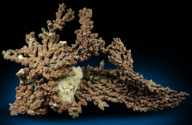 Copper (naturally crystallized native copper) from Calumet, Keweenaw Peninsula Copper District, Houghton County, Michigan