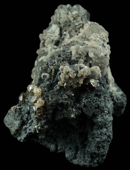 Cerussite, Wulfenite, Smithsonite from Tsumeb Mine, Otavi-Bergland District, Oshikoto, Namibia