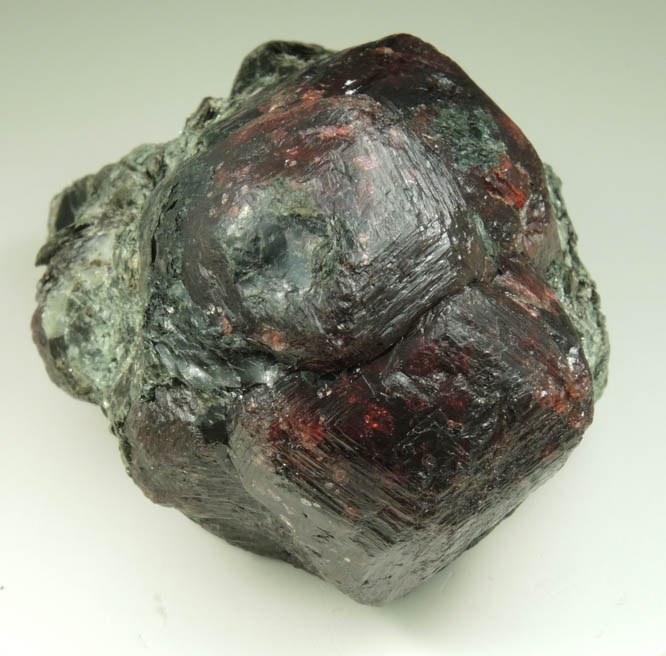 Almandine Garnets in Biotite schist from River Valley, Dana Township, Sudbury District, Ontario, Canada