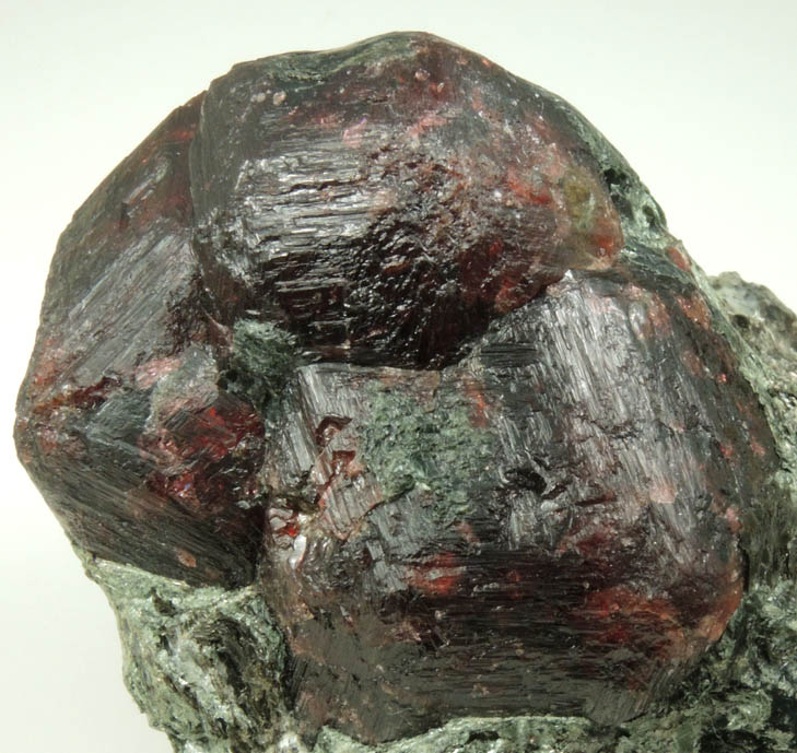 Almandine Garnets in Biotite schist from River Valley, Dana Township, Sudbury District, Ontario, Canada